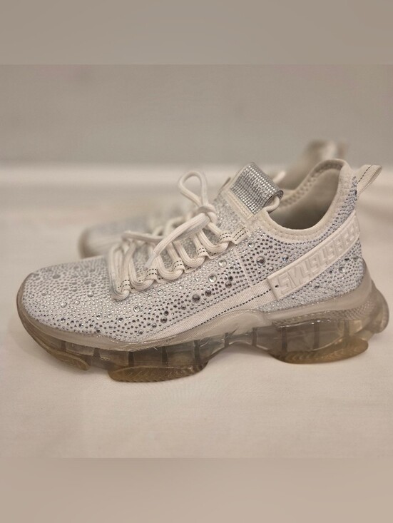 Steve Madden Shoes - Steve Madden Maxima chunky sneakers W/ Clear Rhinestones Size 11